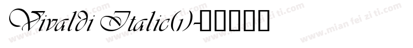 Vivaldi Italic(1)字体转换